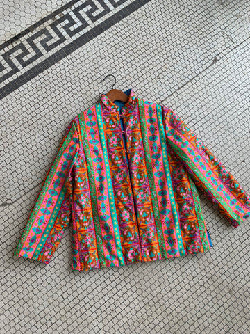 vibrant vintage jacket