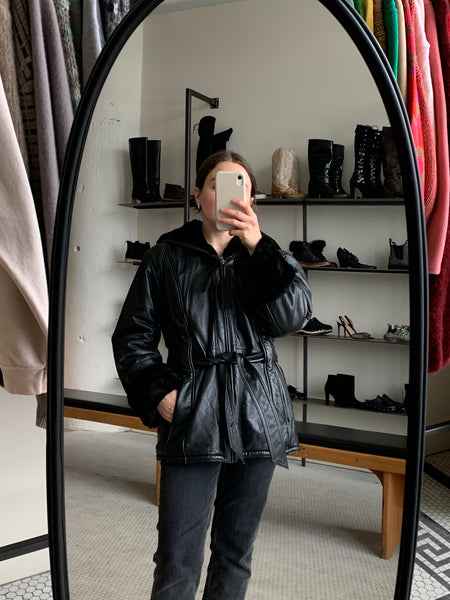 Wilson’s leather coat