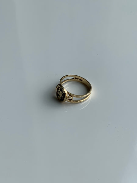 gold plated Scorpio ring