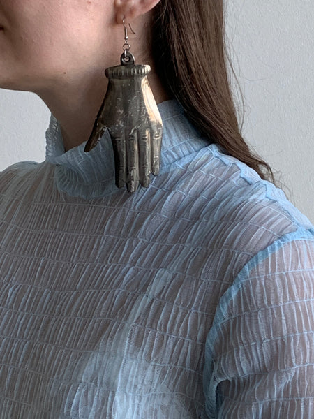 metal limb earrings
