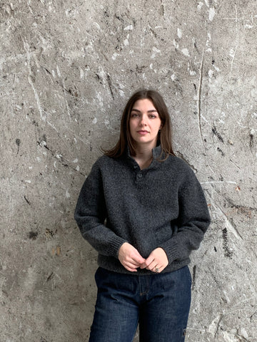 L.L.Bean gray wool sweater