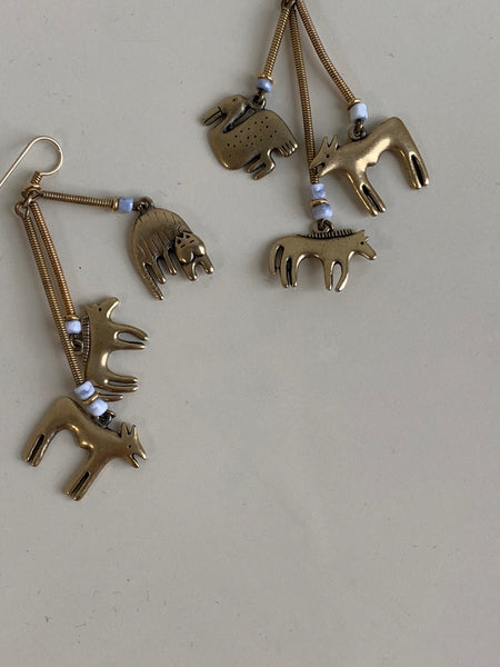 Laurel Burch animal earrings