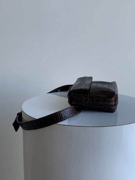 vavvoune brown belt bag