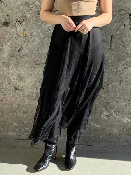 Jil Sander silk skirt