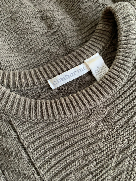 woven cotton sweater