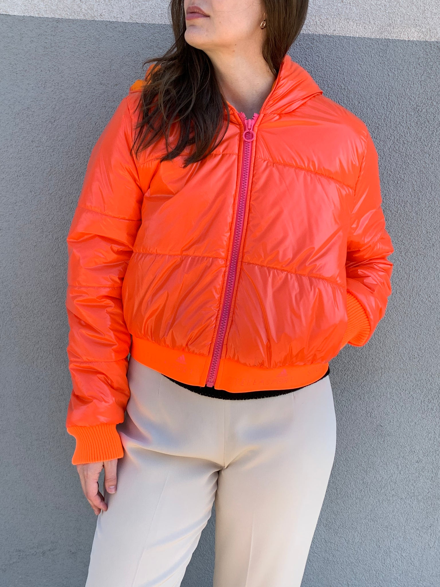 Stellasport orange puff coat