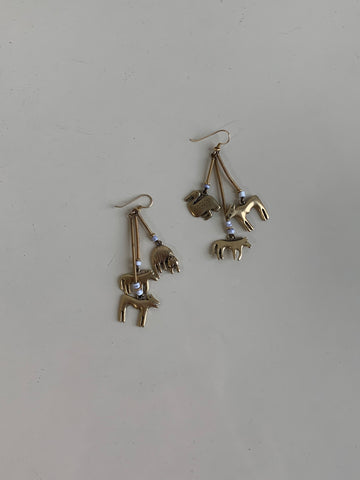 Laurel Burch animal earrings