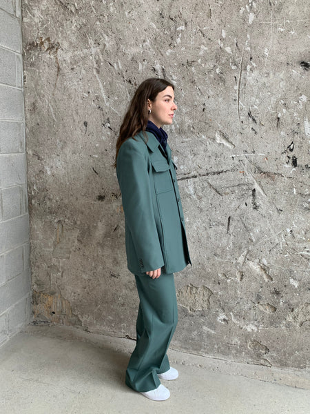 1960s green suit