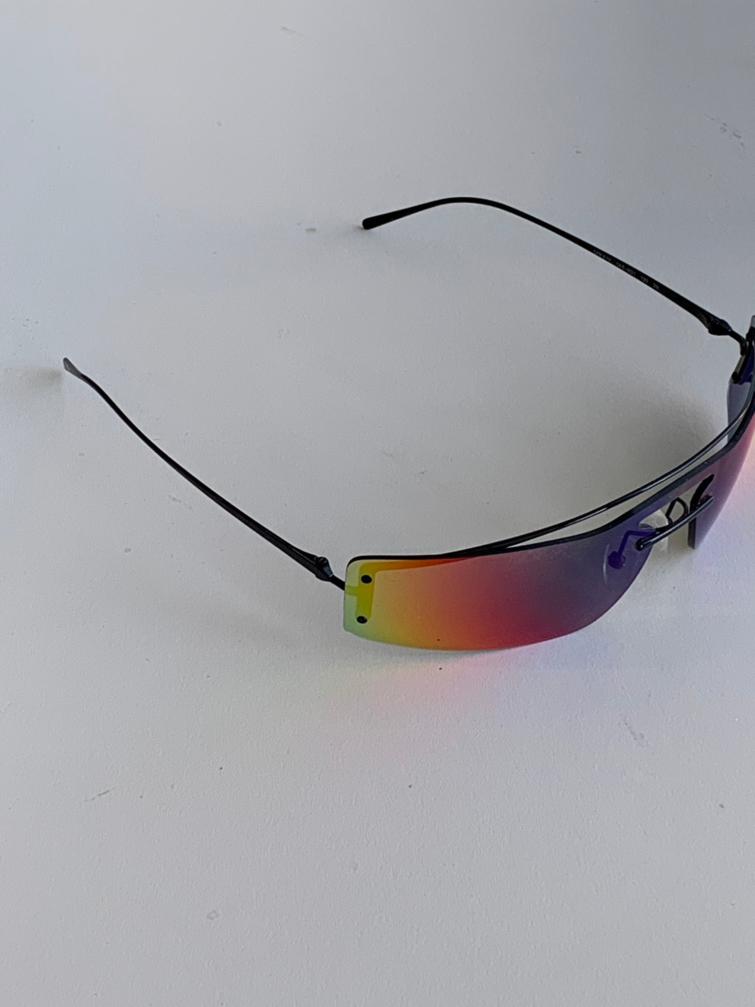 Prada mirrored shield sunglasses