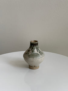 sage ceramic bud vase