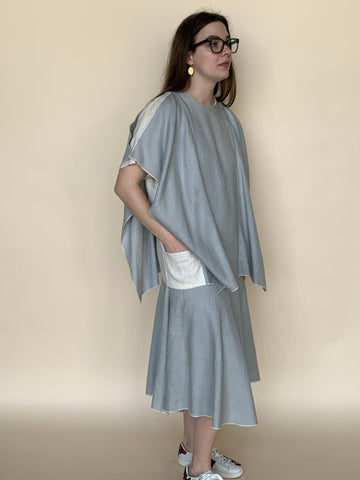 80s linen dress