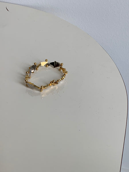 gold and silver dolphin bracelet