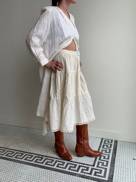 70s Tachi Castillo cotton skirt